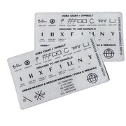 Markings and Signals Decal - Hobo Symbols, Ground to Air Signals, Search and Rescue Markings