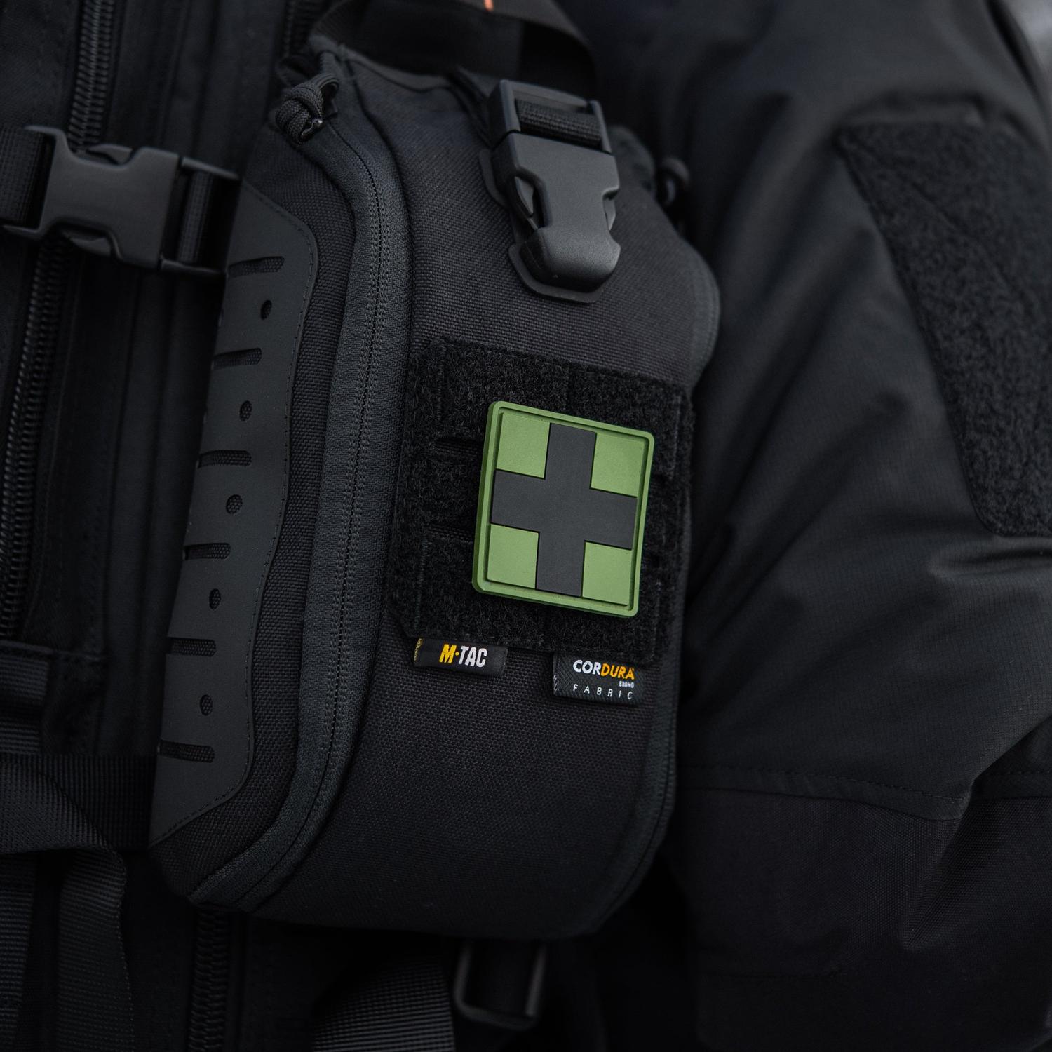 Medic Cross Square PVC Patch