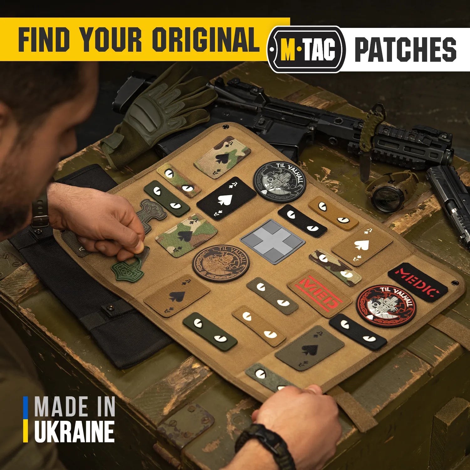 Medic Cross Square PVC Patch