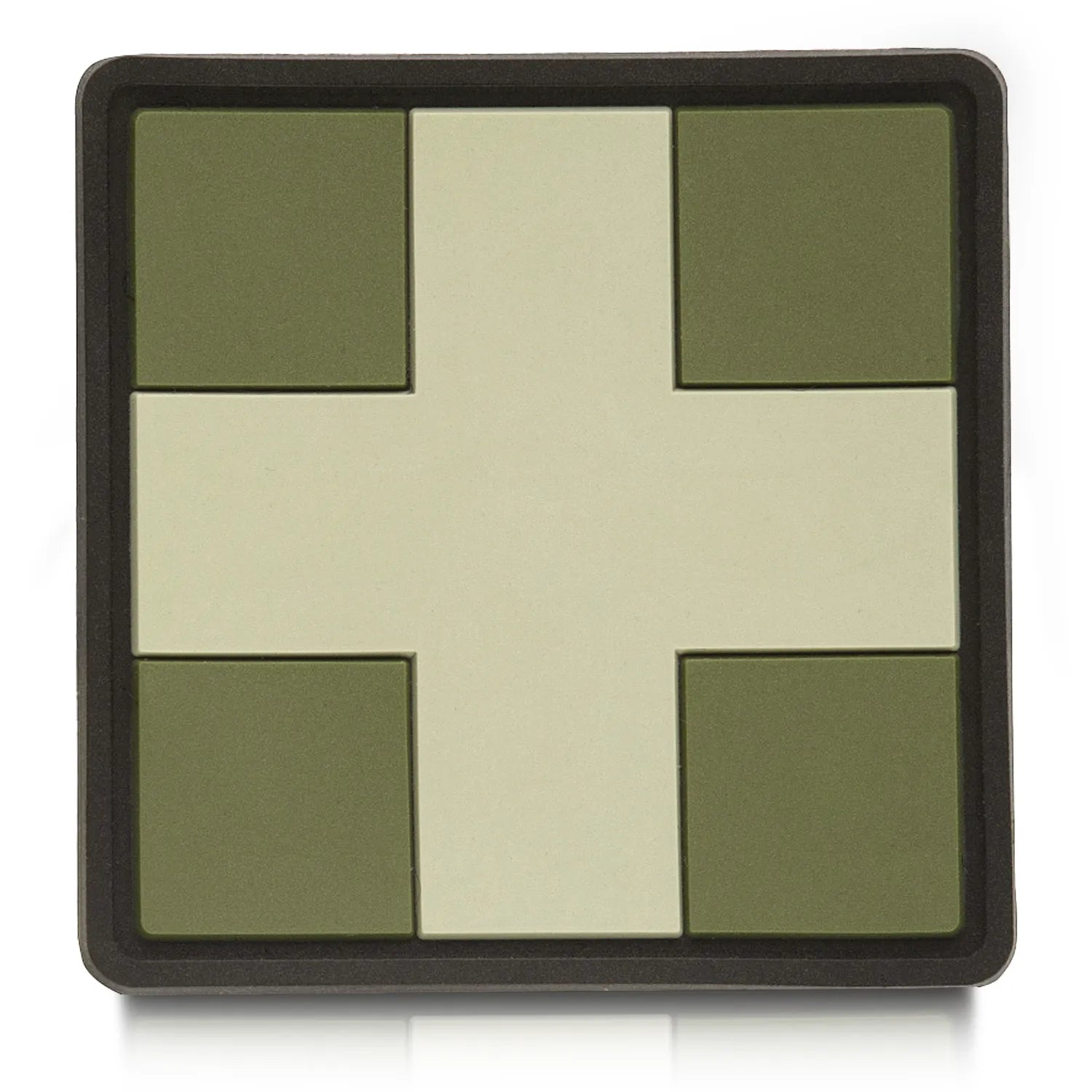 Medic Cross Square PVC Patch