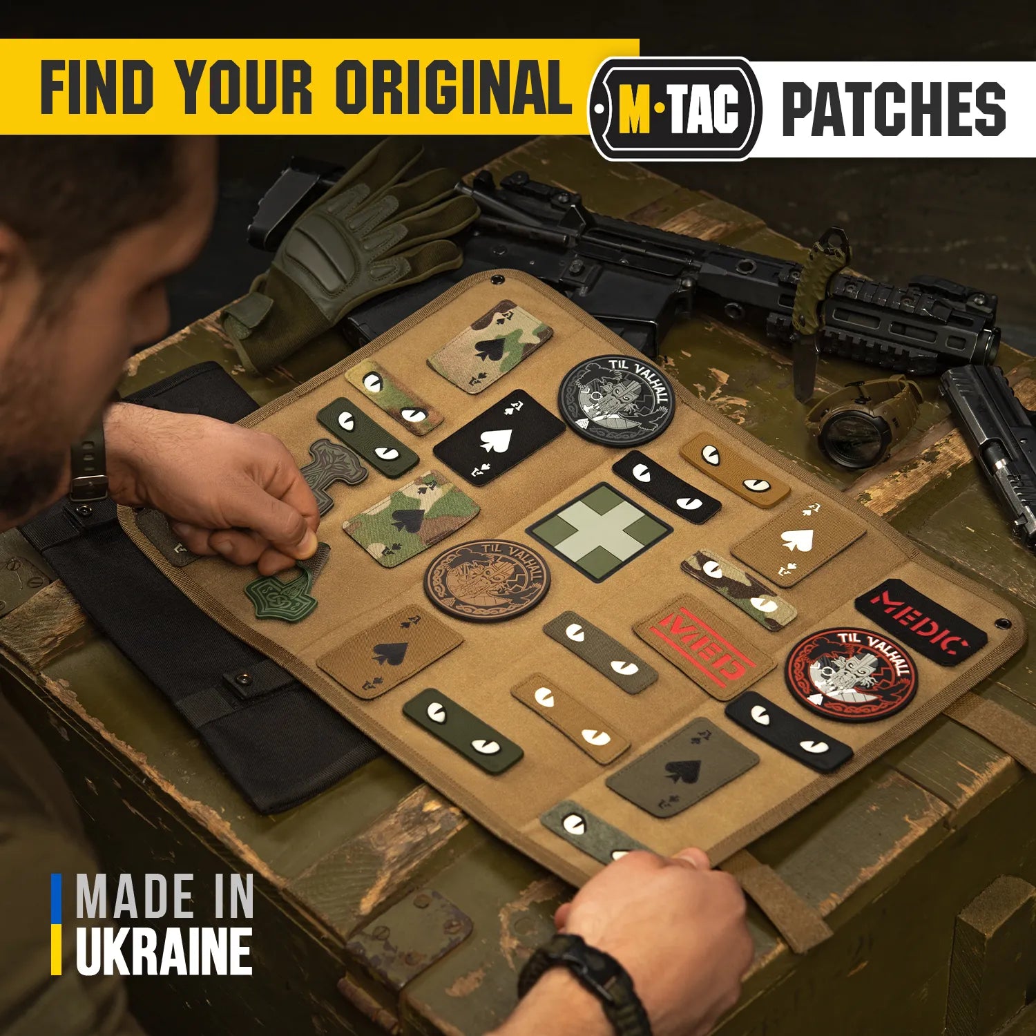 Medic Cross Square PVC Patch