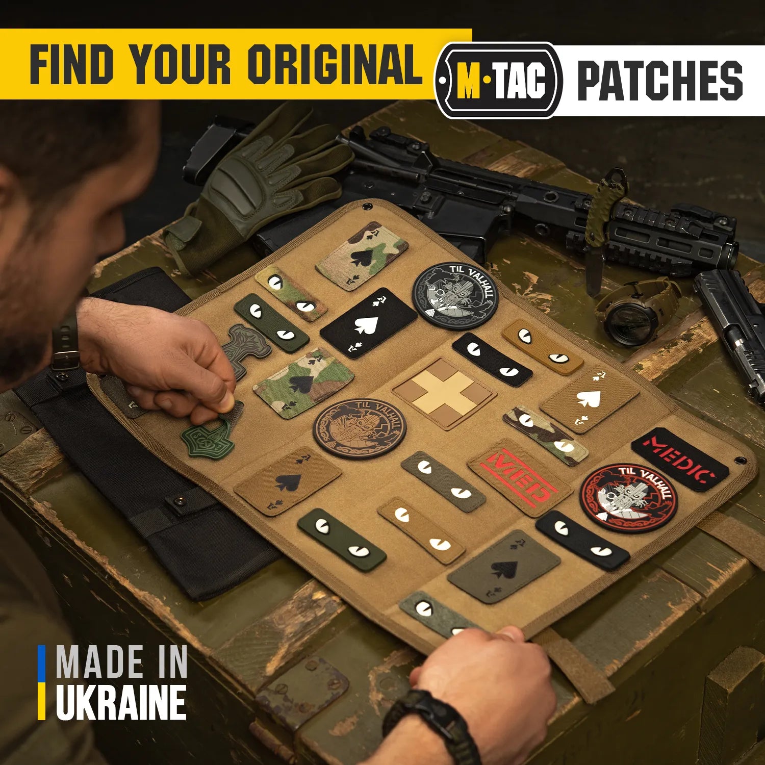 Medic Cross Square PVC Patch