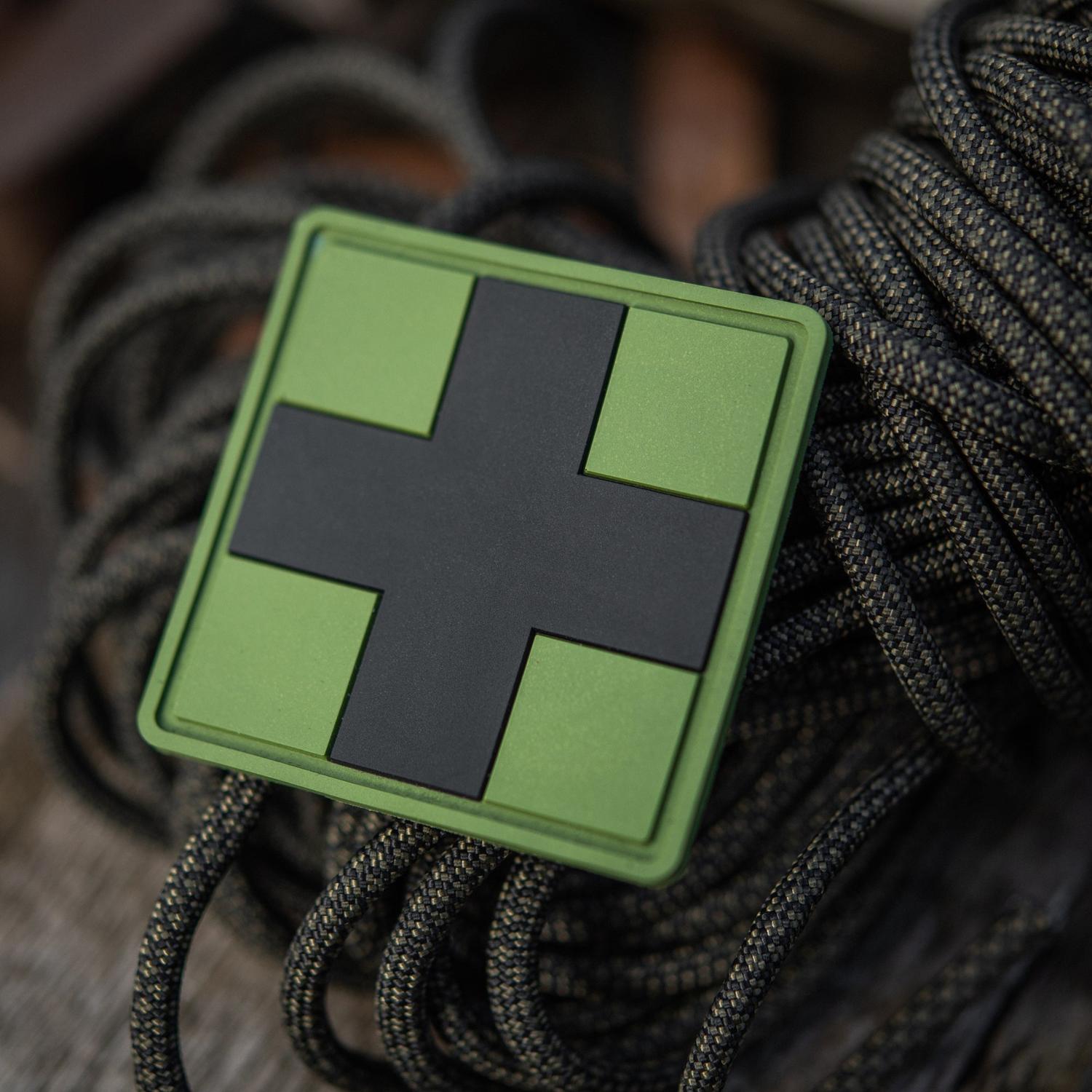 Medic Cross Square PVC Patch