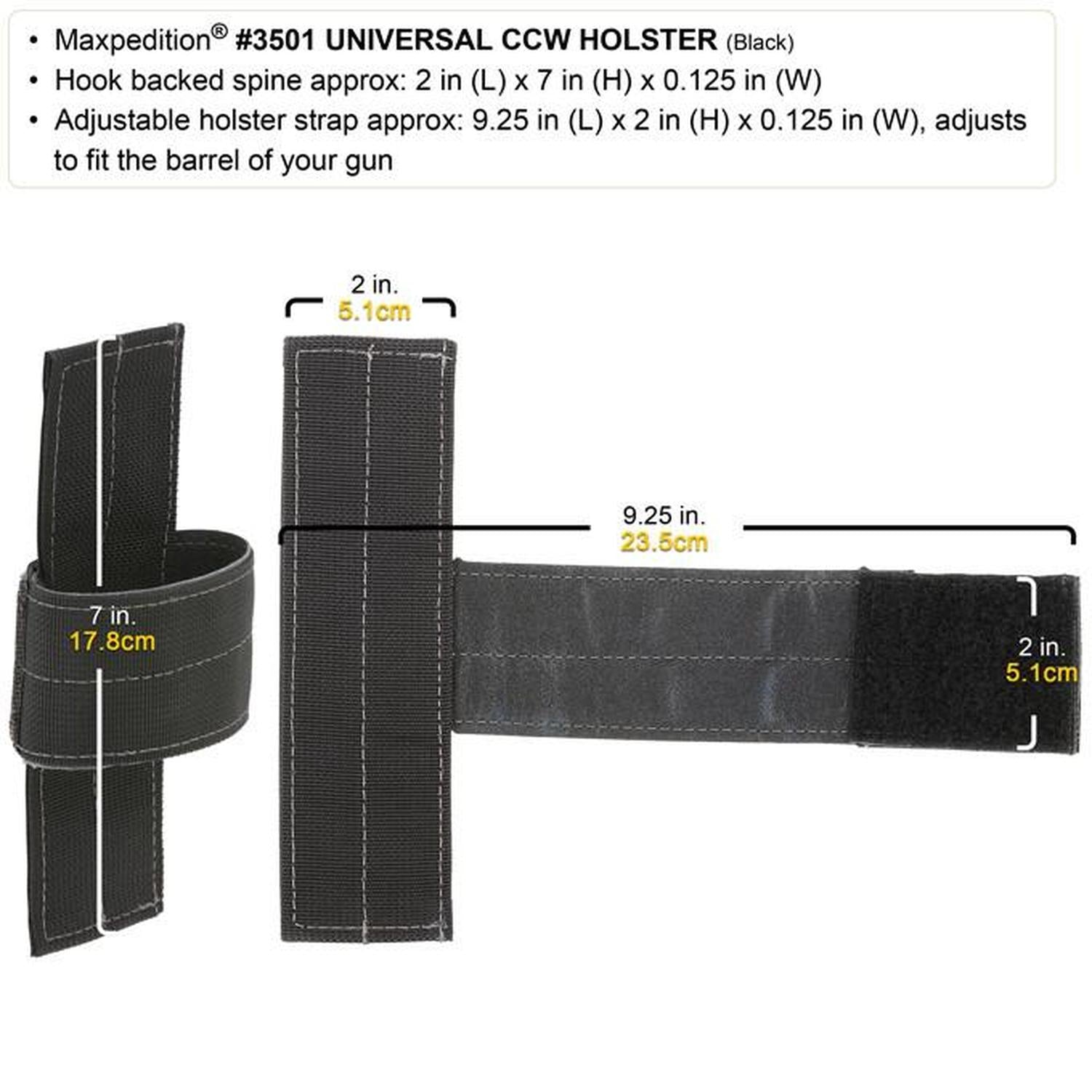 Modular Universal CCW Holster (black)
