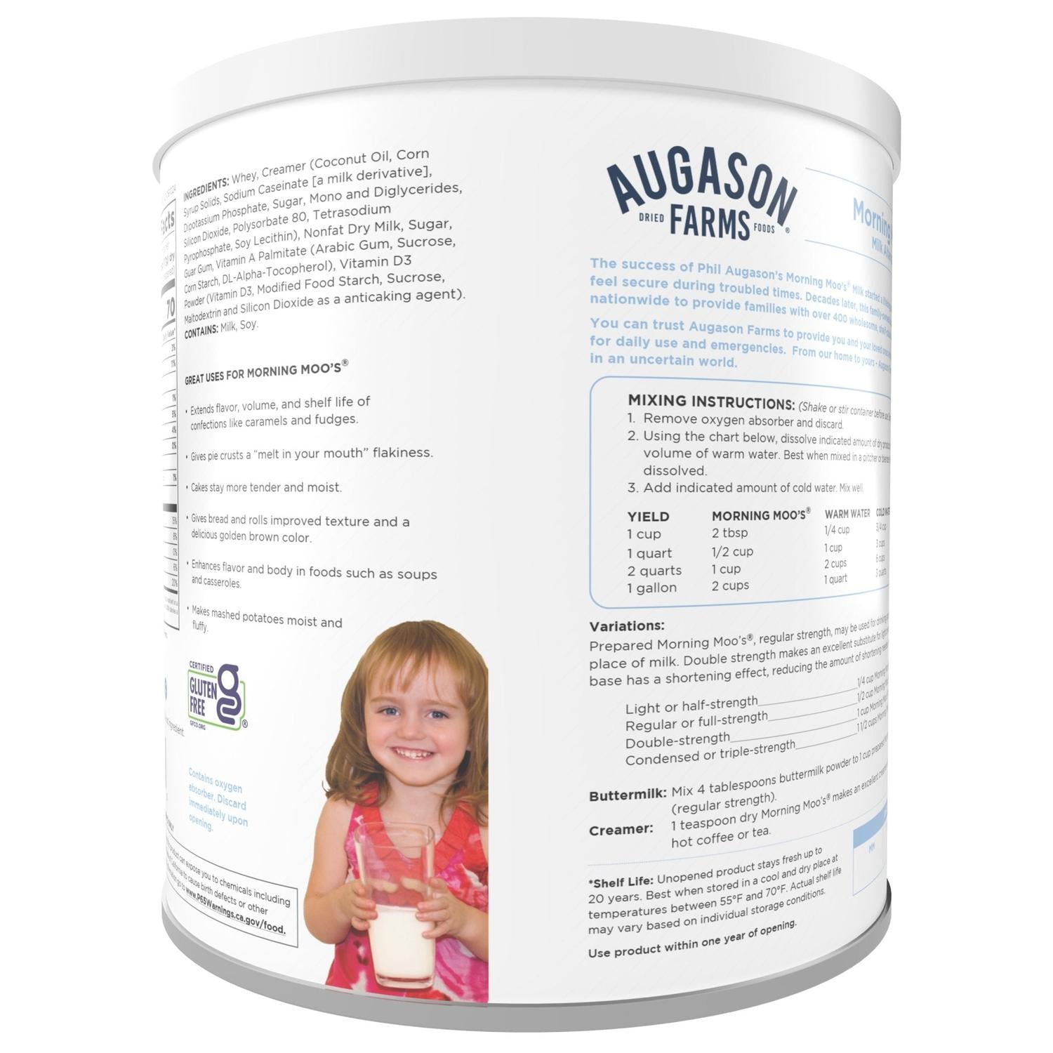 Morning Moo’s® Milk Alternative Can – 93 Servings