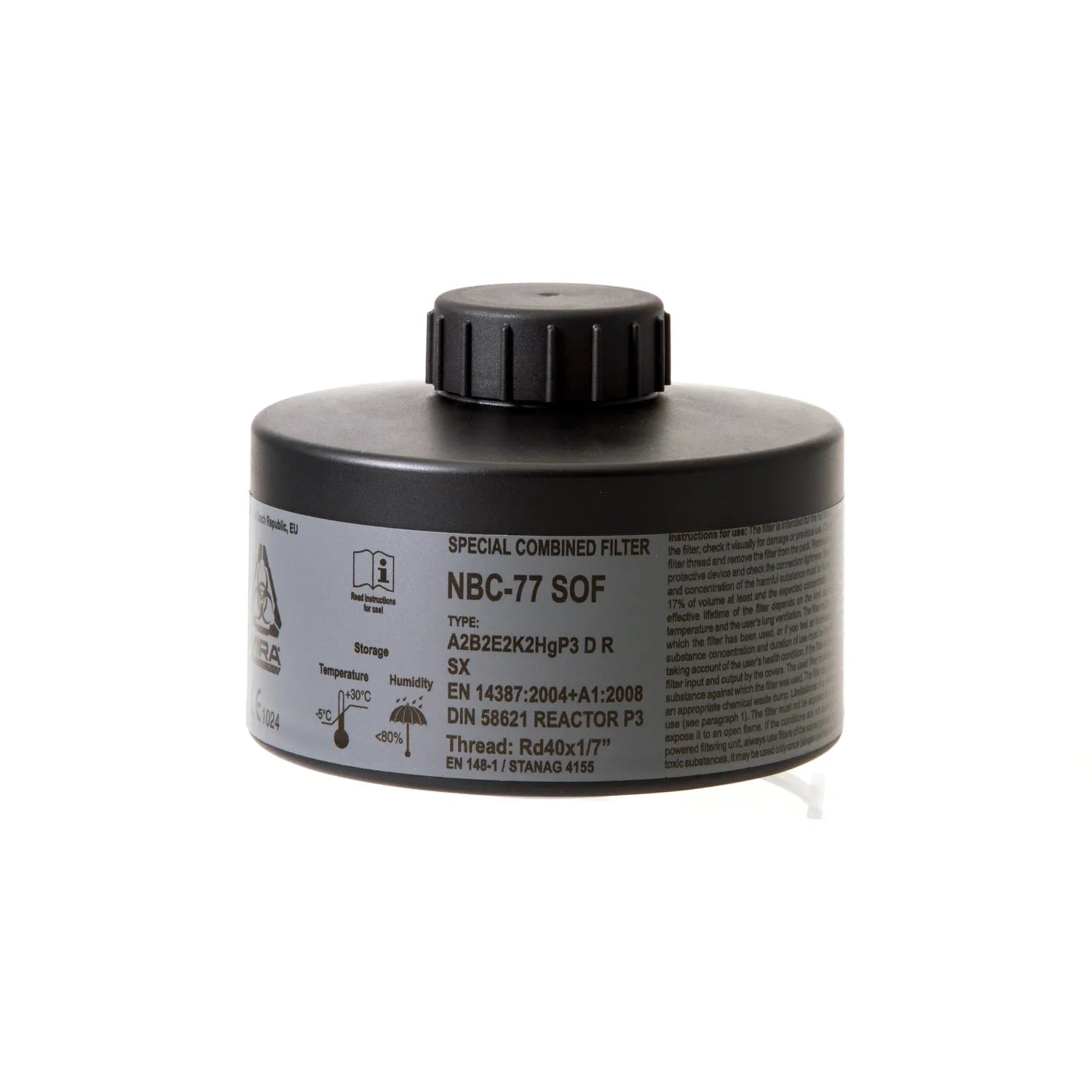 NBC-77 SOF® 40mm NATO Gas Mask Filter (CBRN)