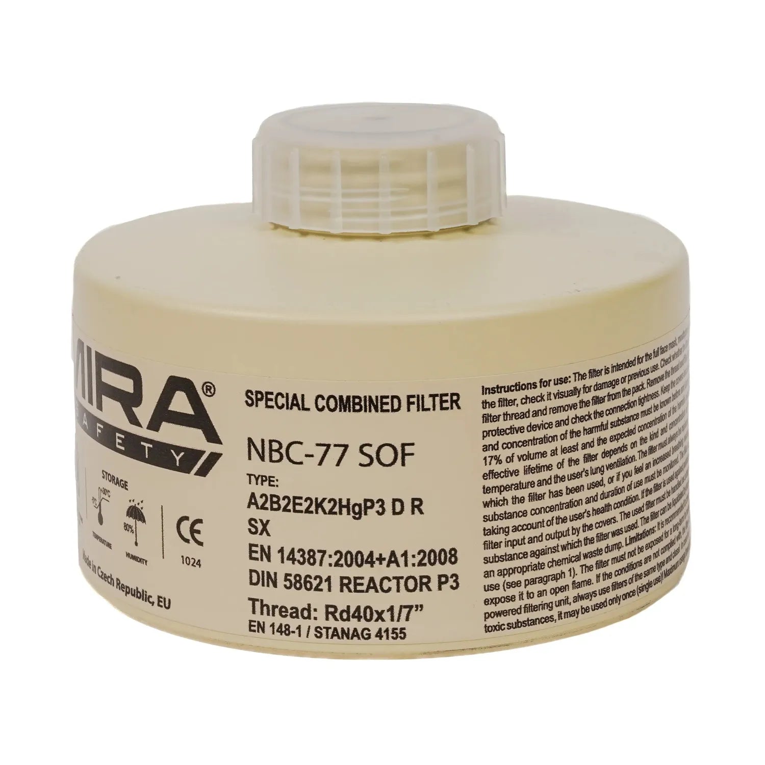 NBC-77 SOF® 40mm NATO Gas Mask Filter (CBRN)