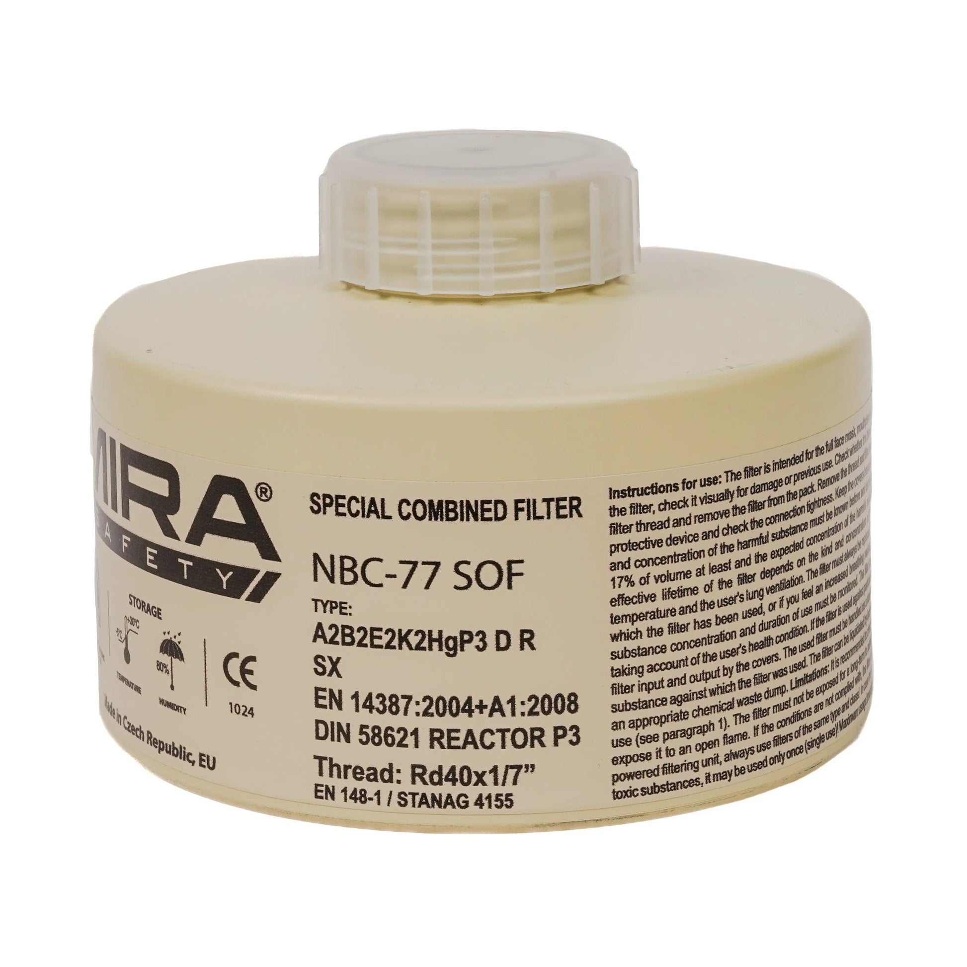 NBC-77 SOF® 40mm NATO Gas Mask Filter (CBRN)
