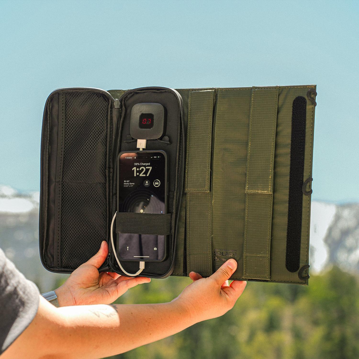 NESTOUT 2-Panel Solar Charger