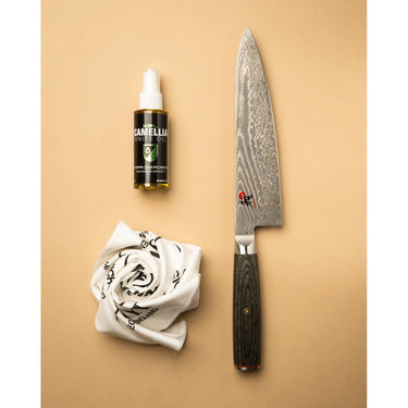 Organic Camellia Kitchen Knife Oil - Carbon Steel and Cast Iron