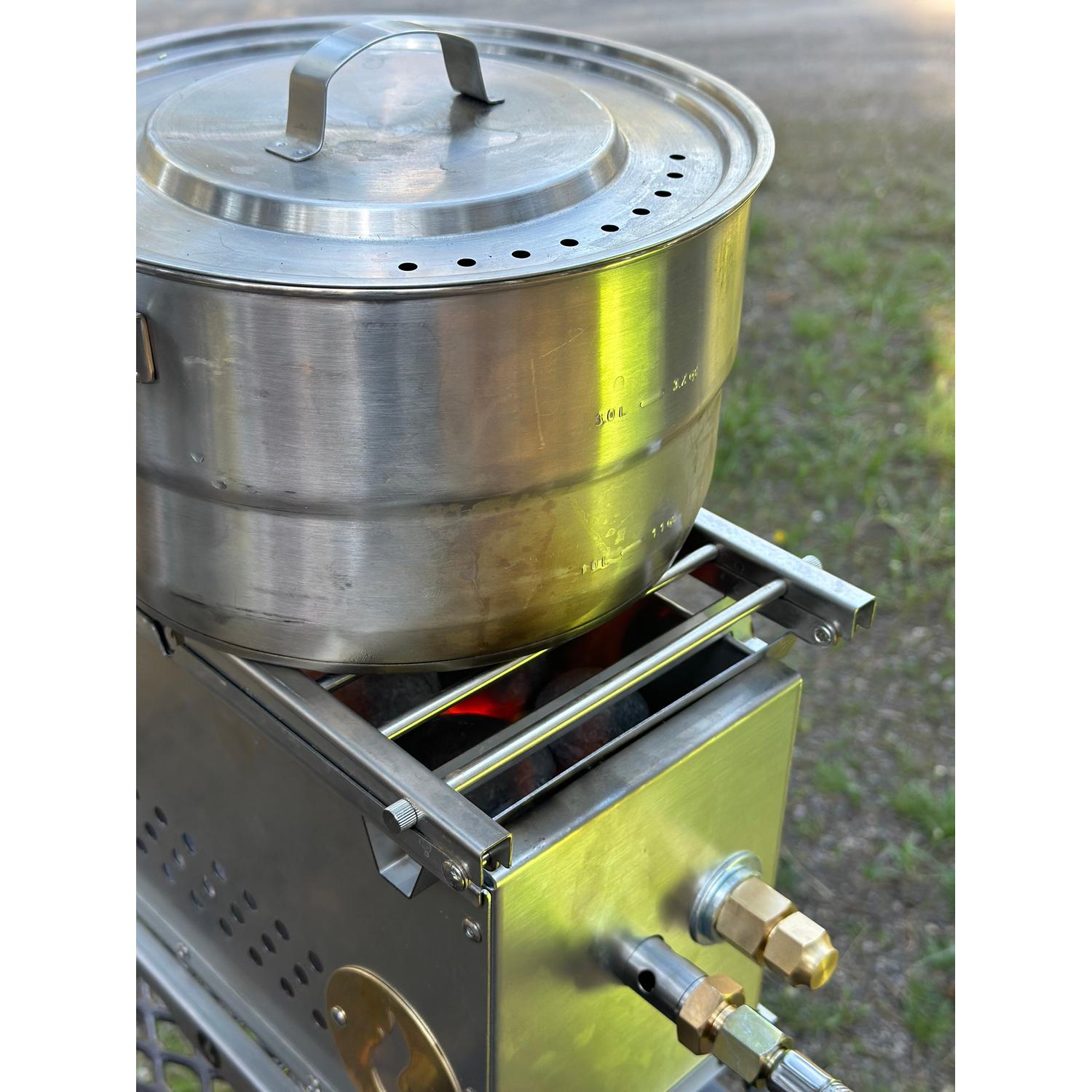 Over-Under Grill Thingy: Stand and Grill In One!