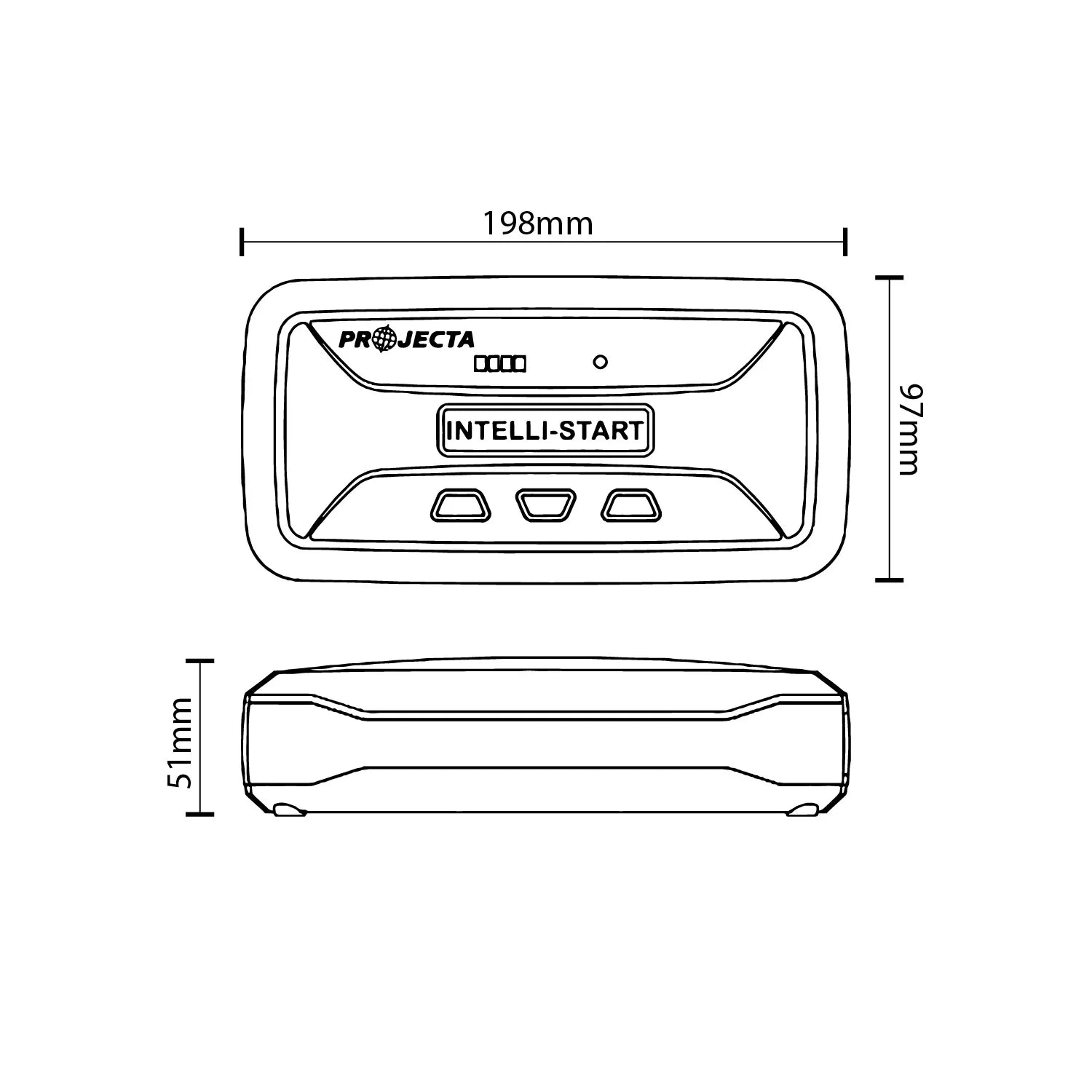 Projecta Intelli-Start IS1220 Lithium Jump Starter
