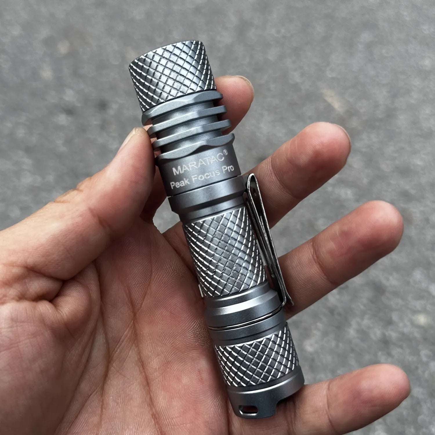 Peak Focus Pro AA / 14500 Flashlight By Maratac®