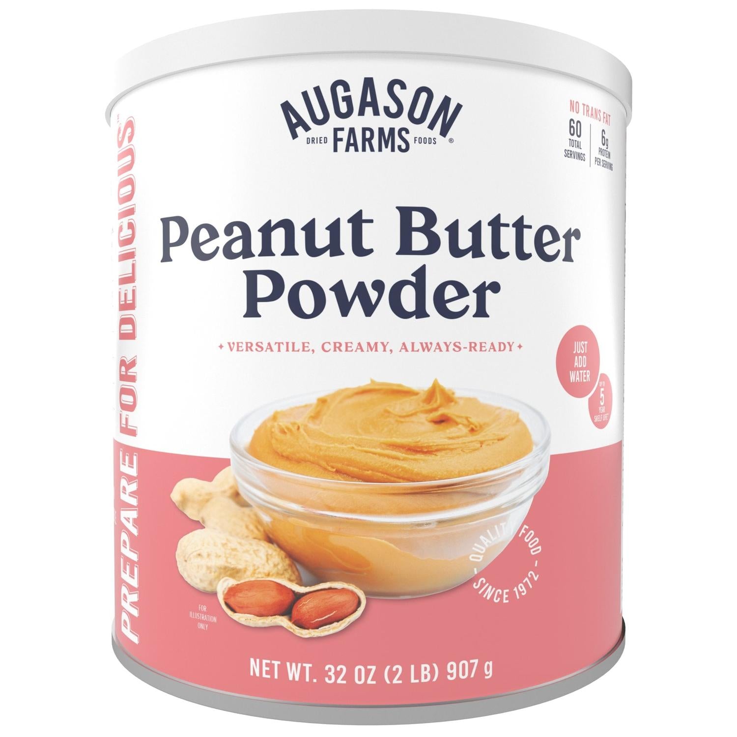 Peanut Butter Powder Can – 60 Servings