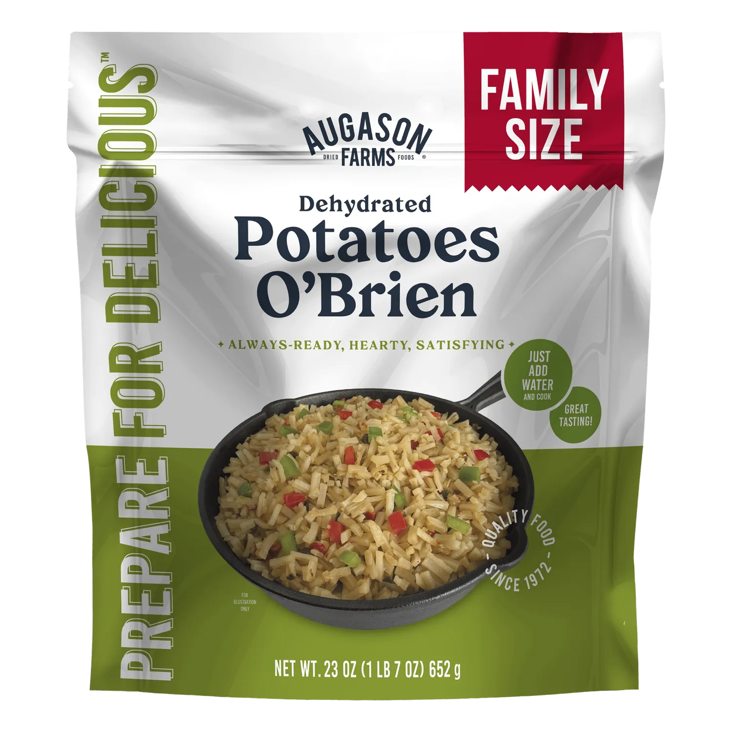 Potatoes O’Brien Family Size Pouch – 18 Servings