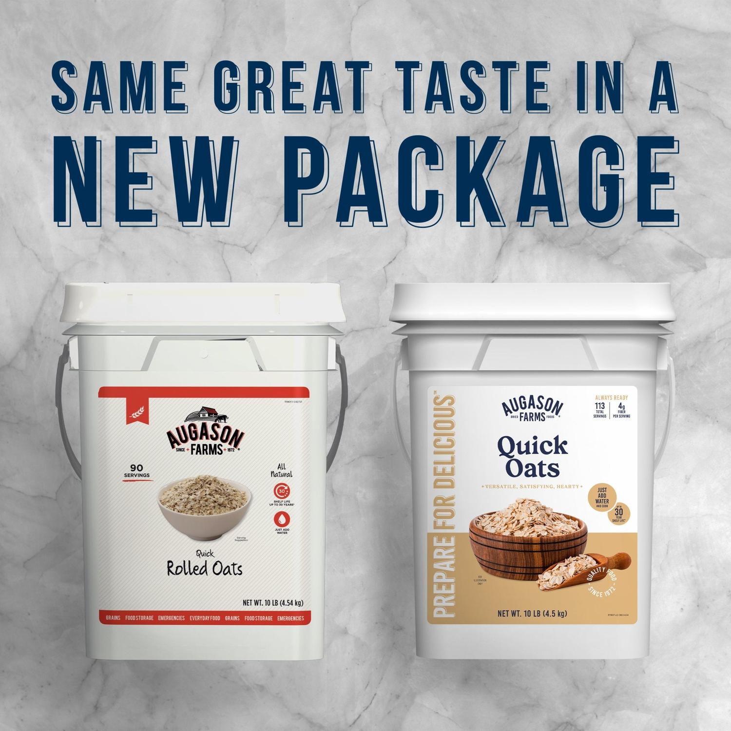 Quick Oats 4 Gallon Pail – 113 Servings