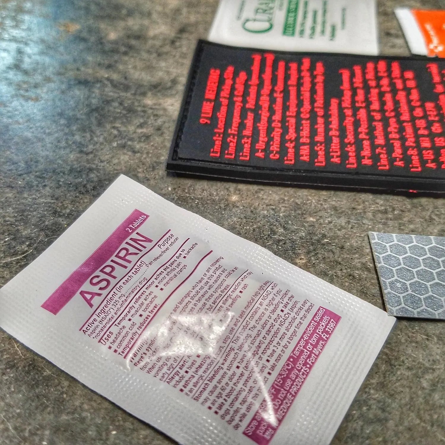 Rescue Patch Kit – Covert Storage Morale Patch with Emergency Supplies