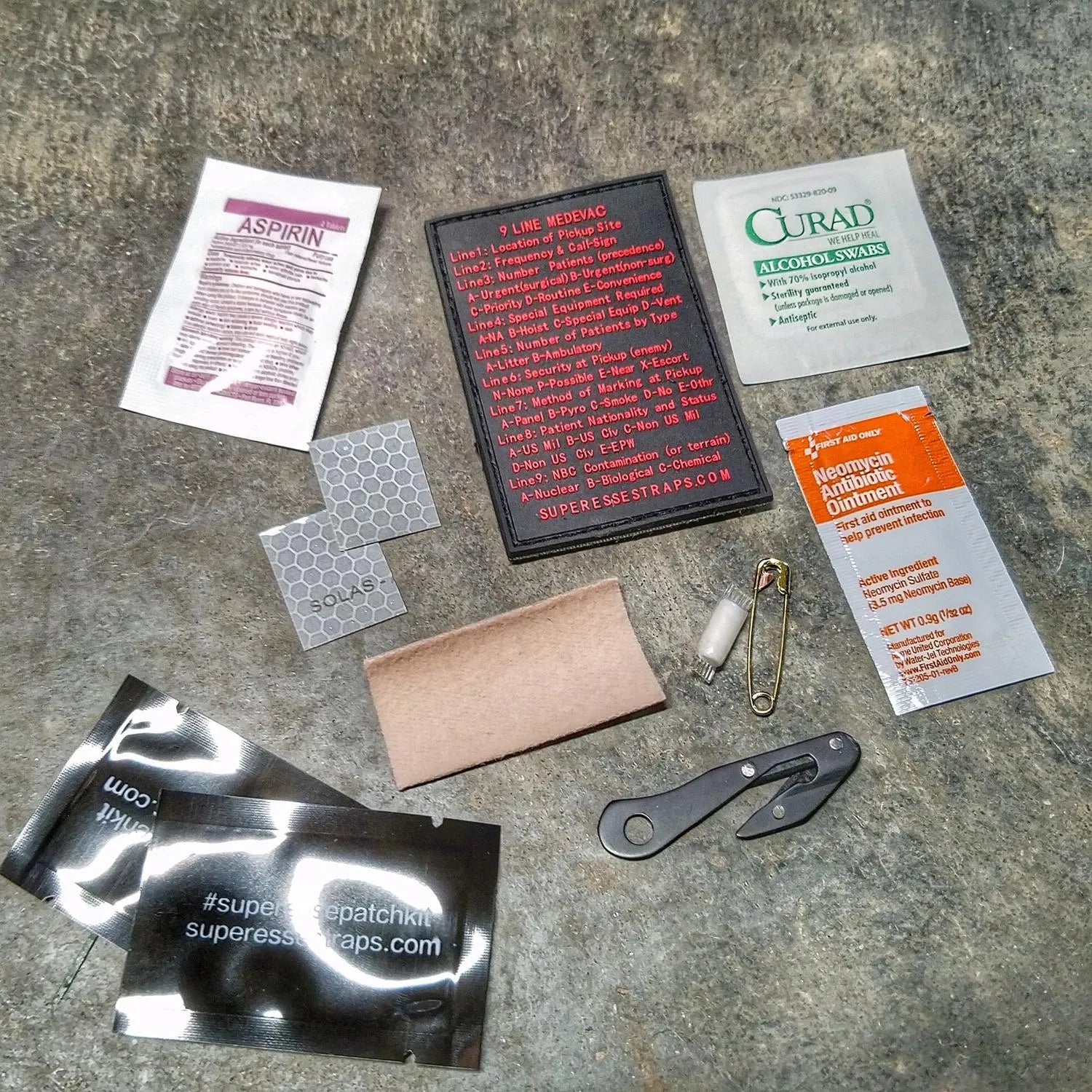 Rescue Patch Kit – Covert Storage Morale Patch with Emergency Supplies