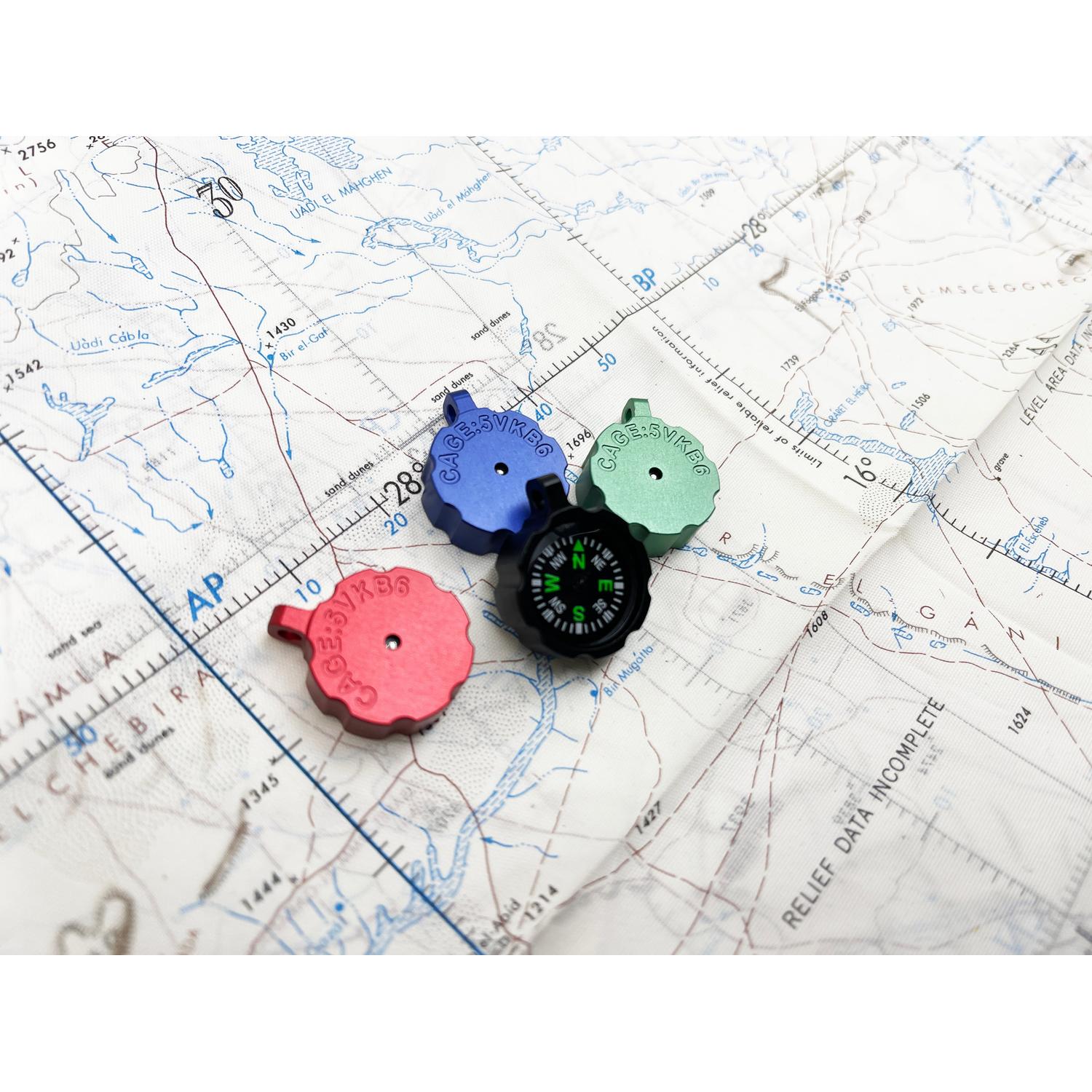 Rugged Anodized Companion Compass ~ Gen 2