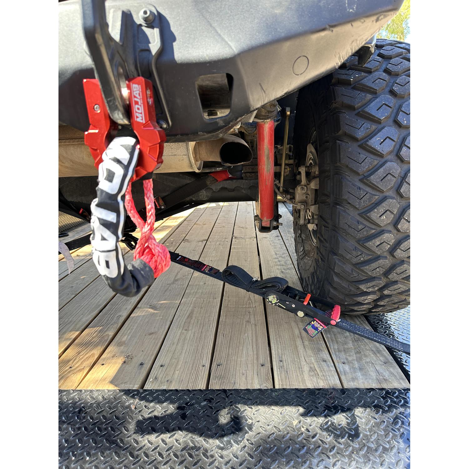 Soft Shackle 3/8'' x 24” with sleeve and bag (Set of 2 Shackles) (Lifetime Warranty)