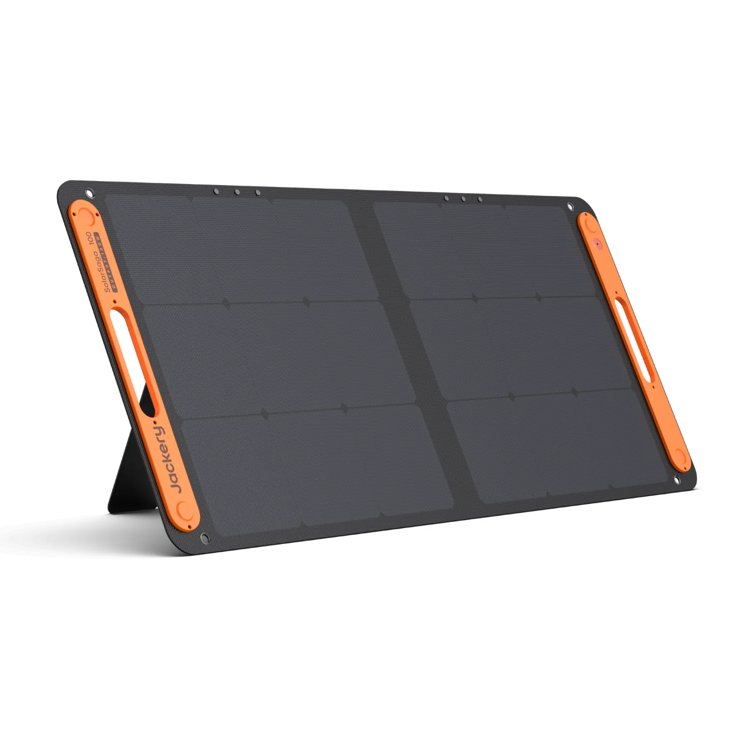 SolarSaga 100W – Bifacial Foldable Solar Panel with USB Ports & DC Adapter