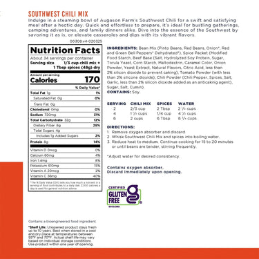 Southwest Chili Mix Can, 34 Servings