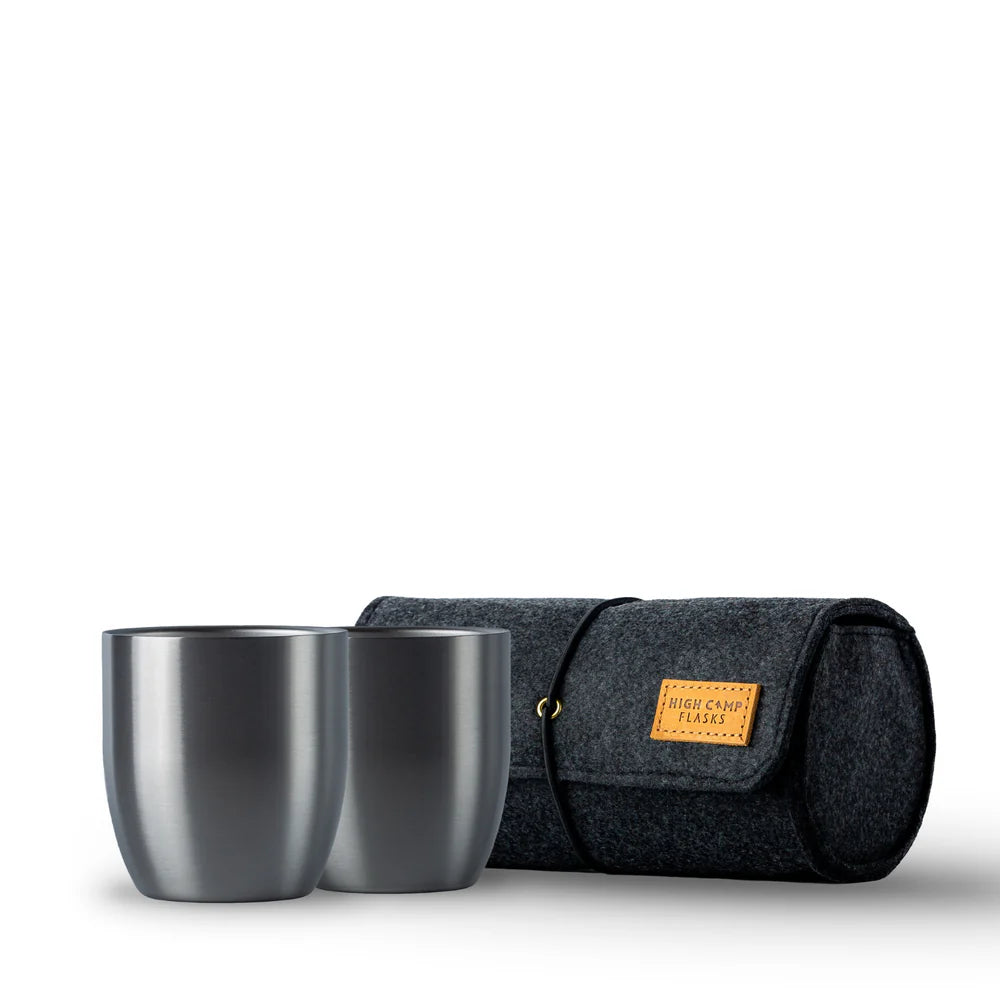 Stainless Steel Tumblers (2) + Soft Case