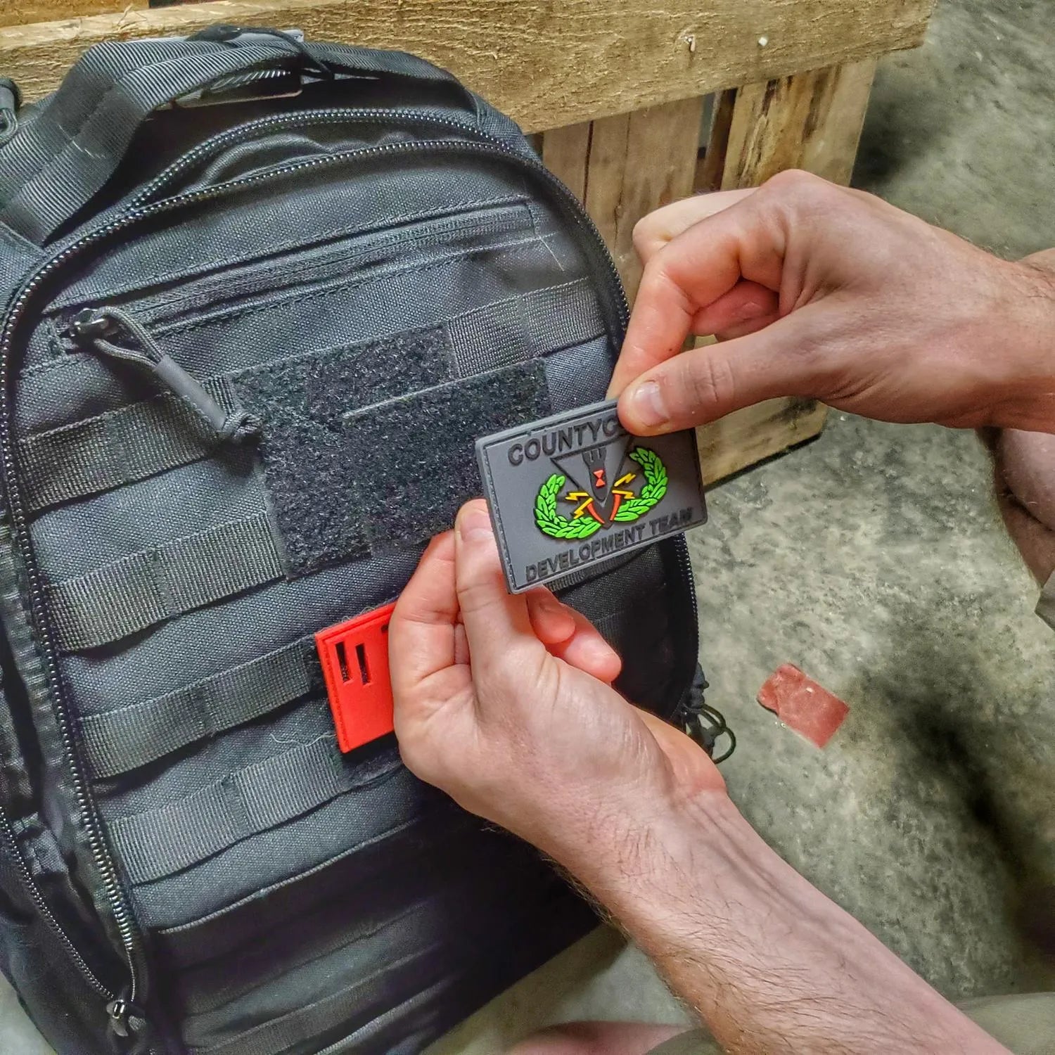 Subdued Storage Pocket Patch - Covert Velcro Pouch