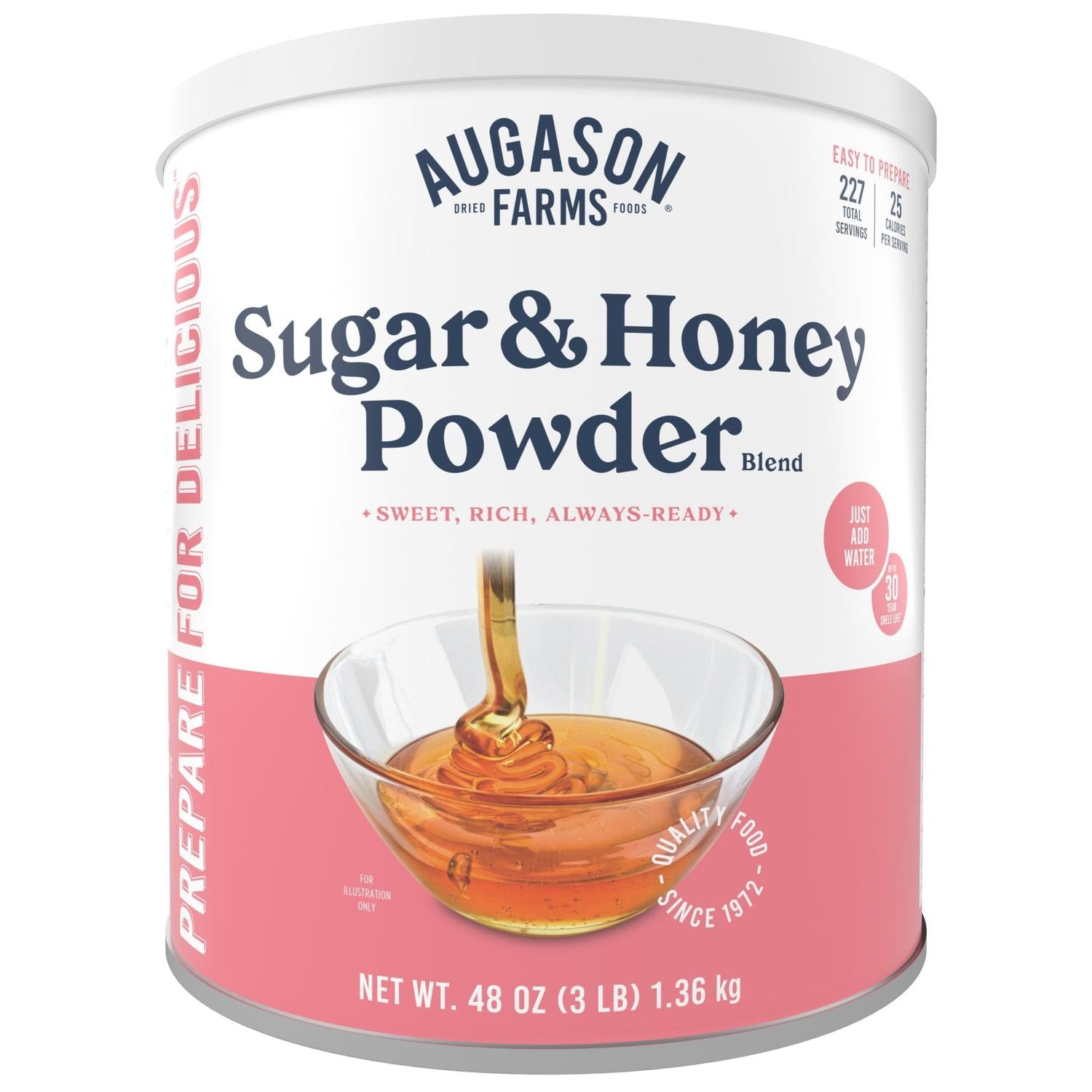 Sugar & Honey Powder Blend Can – 227 Servings