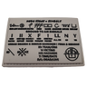 Superesse Straps Storage Pocket Patch – Survival Signals & Markings Reference