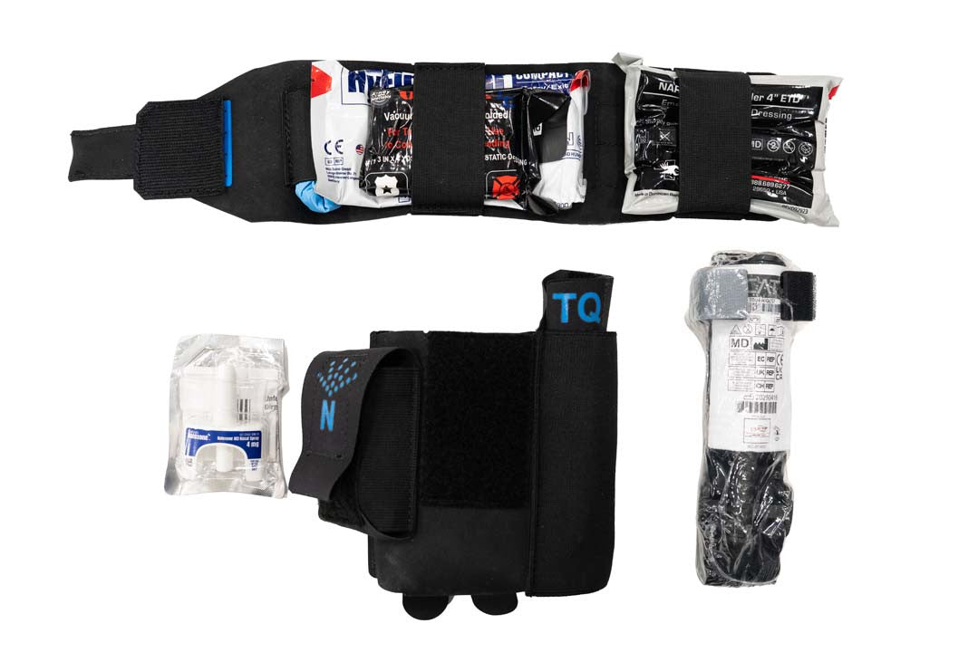 Trauma Kit NOW! LE with contents laid out