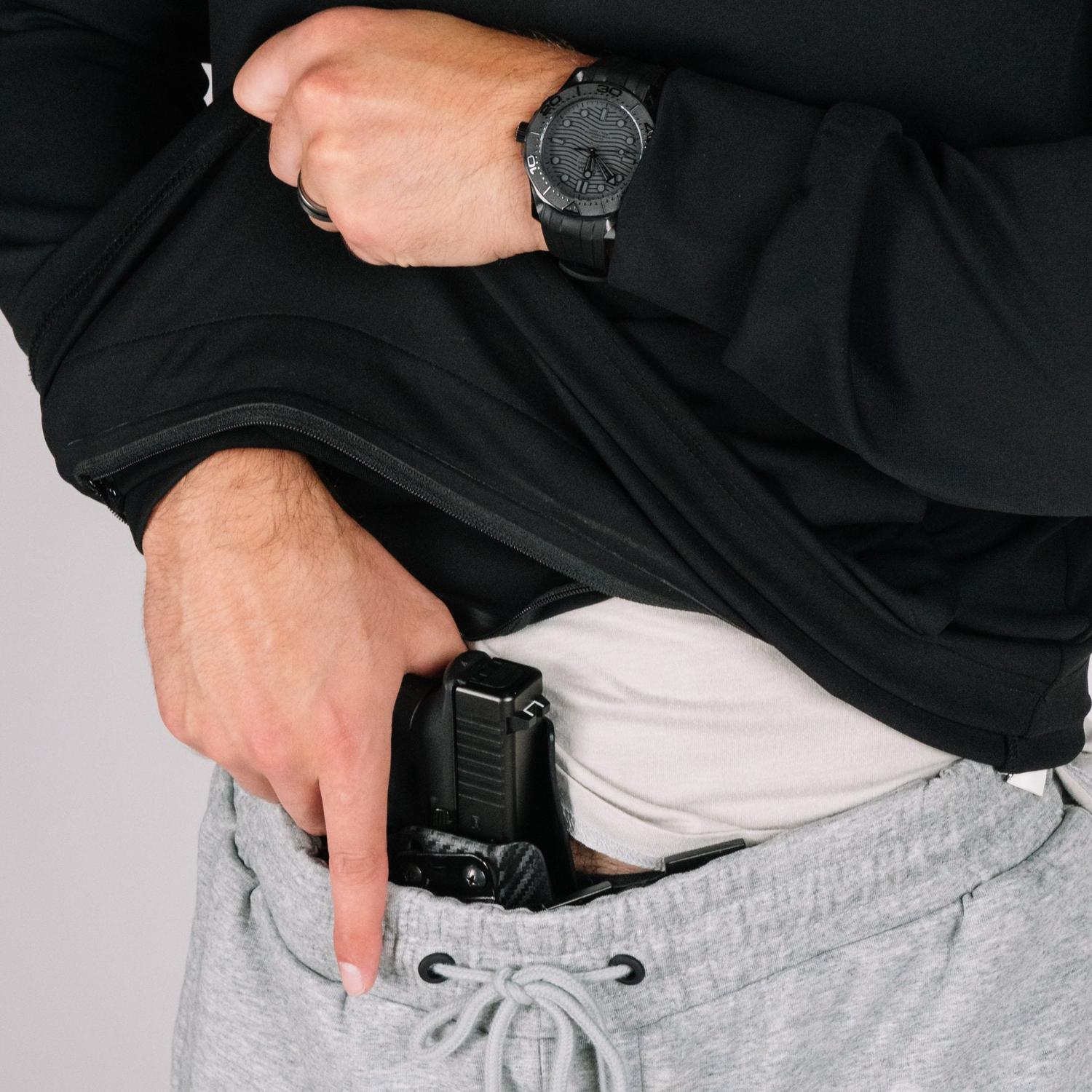 Tactical Durable Quarter Zip – Concealed Carry Pullover