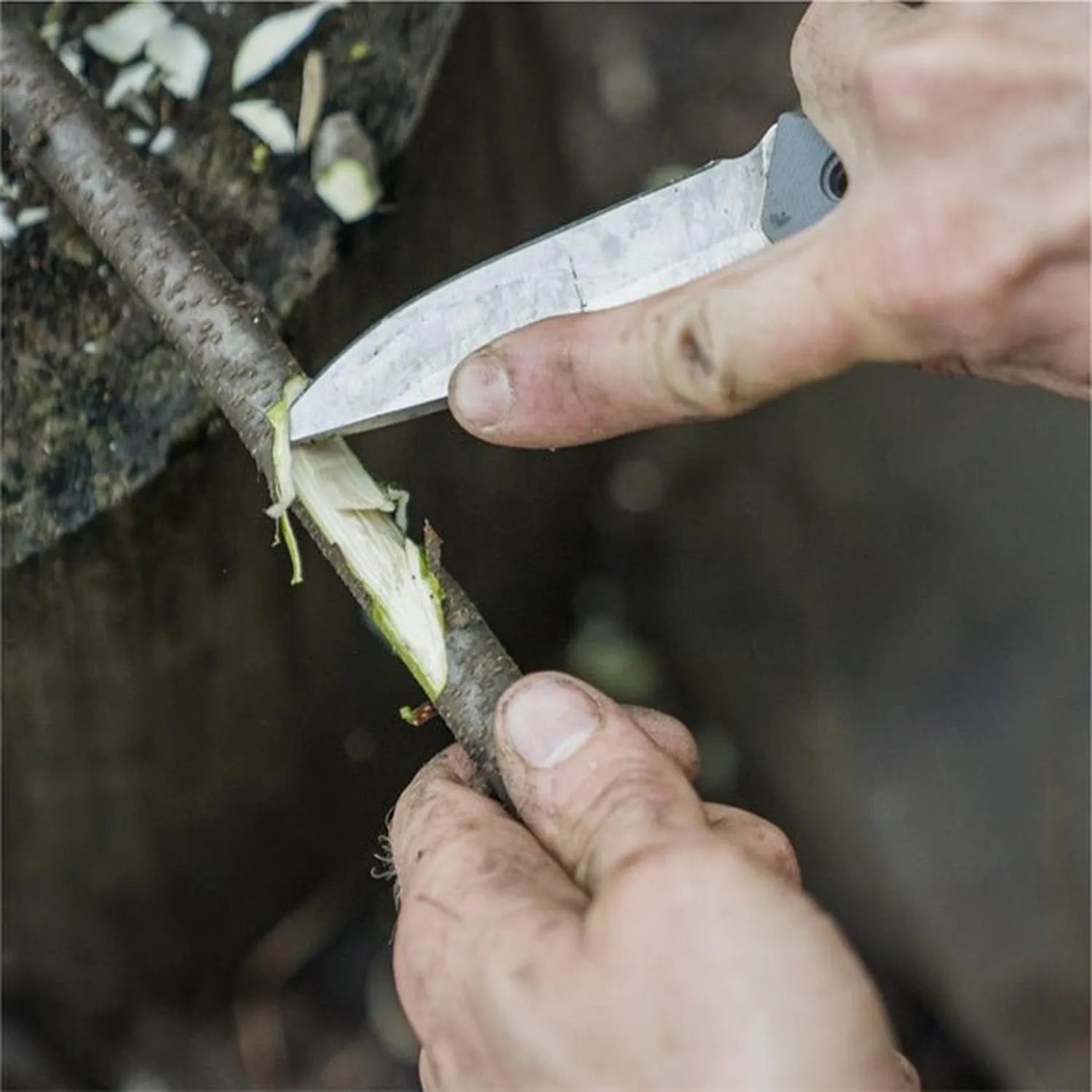 Terracraft Fixed Blade Knife (Gray)
