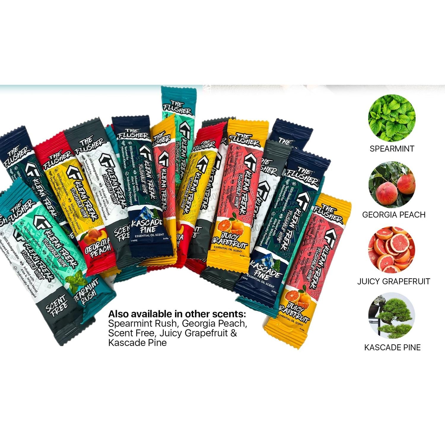 The Flusher - 100 Pack - Flushable Wipes