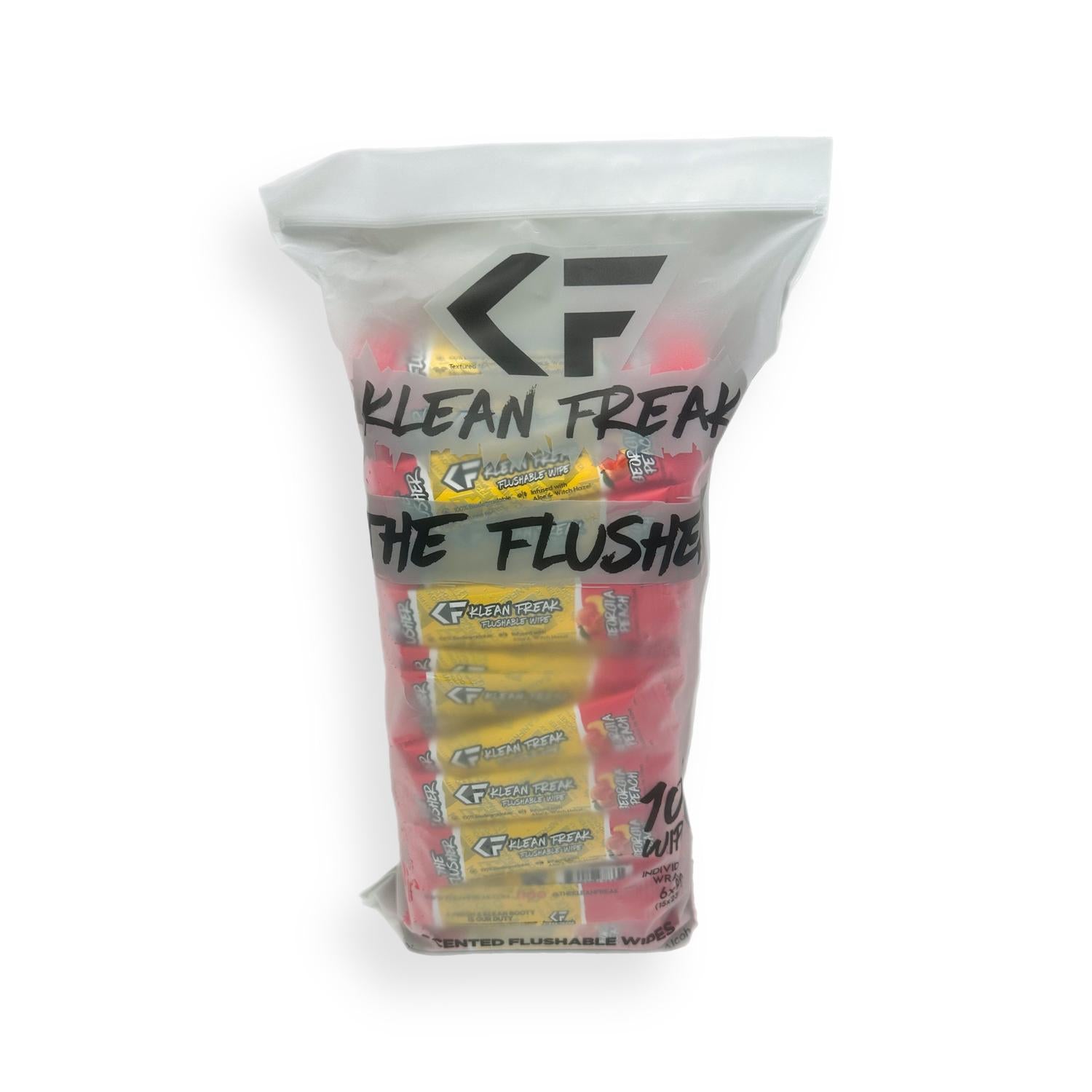 The Flusher - 100 Pack - Flushable Wipes