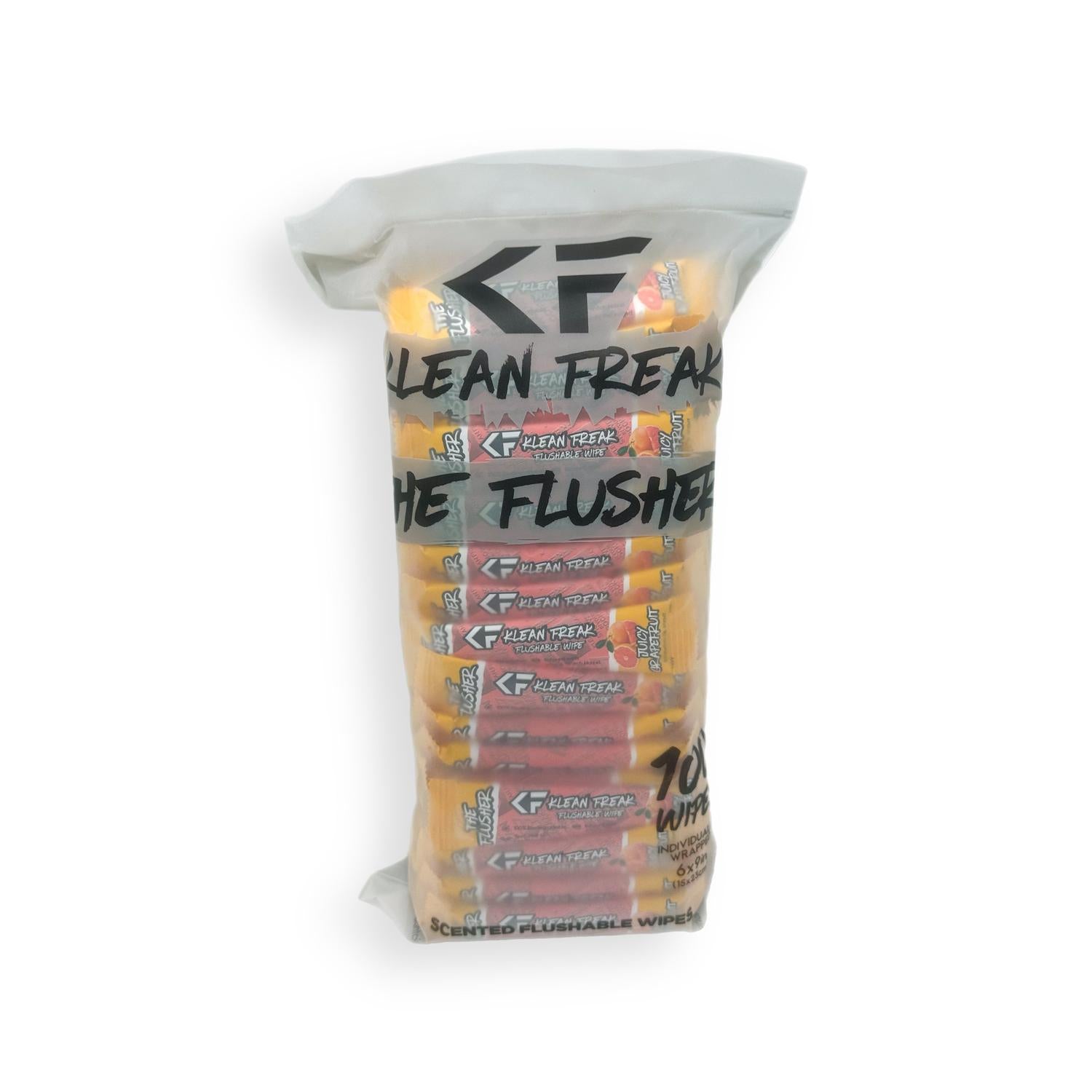 The Flusher - 100 Pack - Flushable Wipes