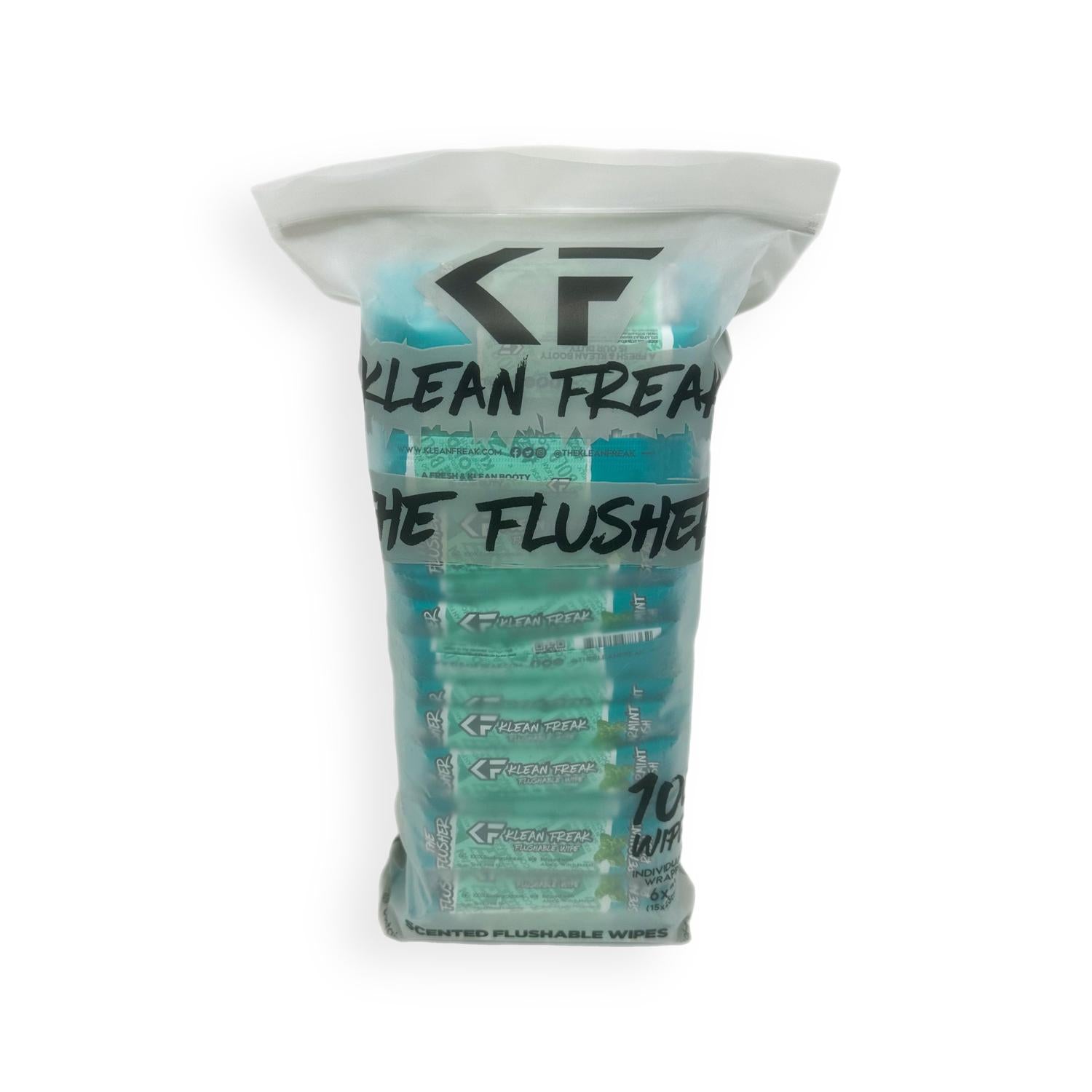 The Flusher - 100 Pack - Flushable Wipes