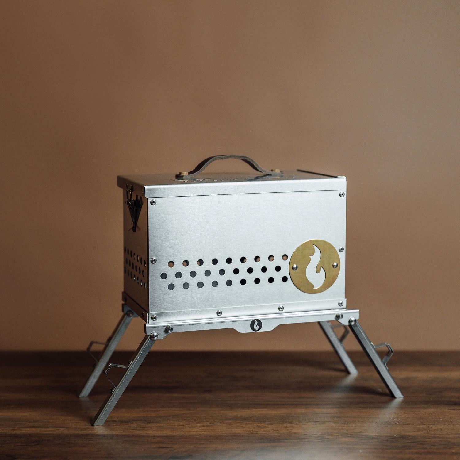 The Hekla: 304 Stainless Steel LavaBox with Dual-Burner (PRE-ORDER)