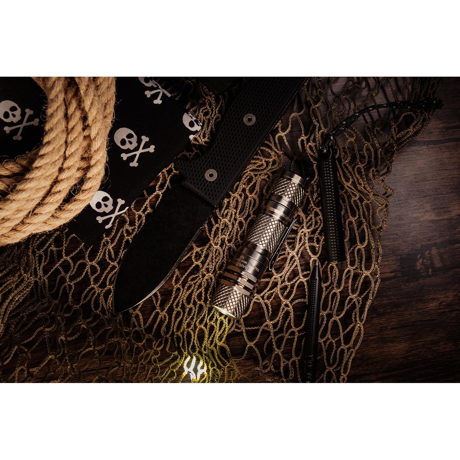 Titanium Mini LEP Cosmos - Laser Flashlight 14500 By Maratac®