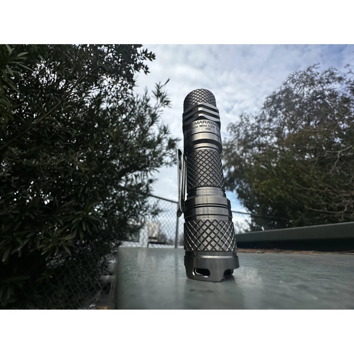 Titanium Mini LEP Cosmos - Laser Flashlight 14500 By Maratac®