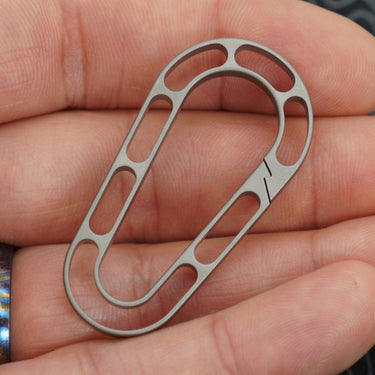 Titanium Skeleton EDM Carabiner