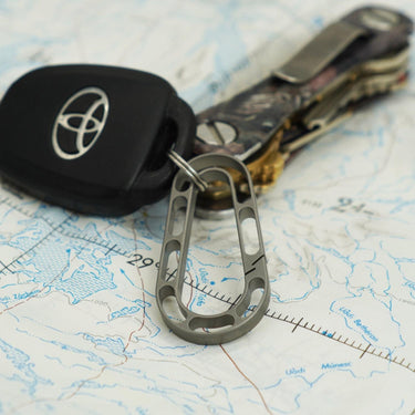 Titanium Skeleton EDM Carabiner