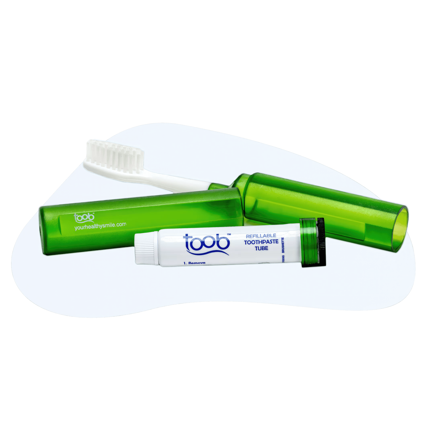 Toob Brush™ Premium Refillable Toothbrush (Assorted Colors)