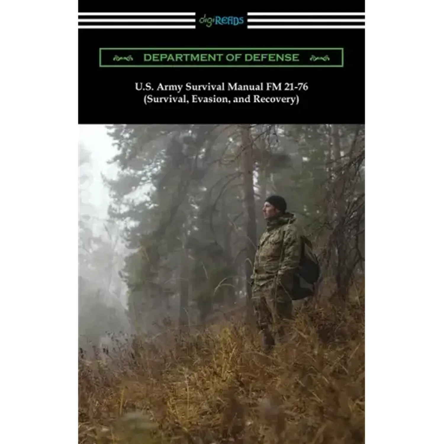 U.S. Army Survival Manual FM 21-76 (Survival, Evasion, and Recovery) - Paperback