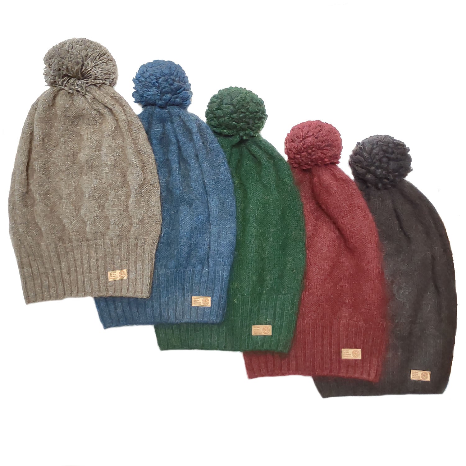 Ultralight Slouchy Beanie – Bison, Merino & Bamboo Fiber Blend