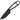 Izula (Plain Black Blade w/Black Sheath)