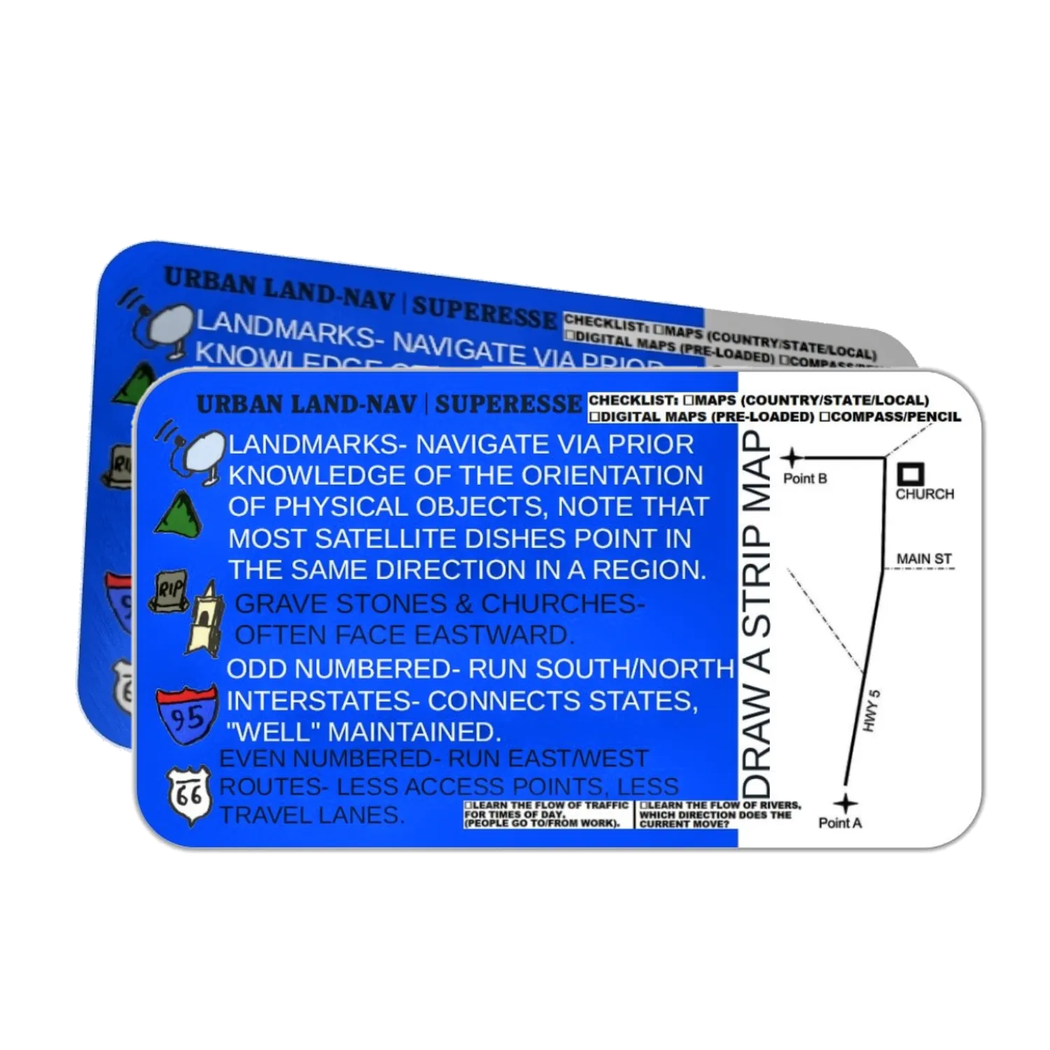 Urban Land Nav Decal