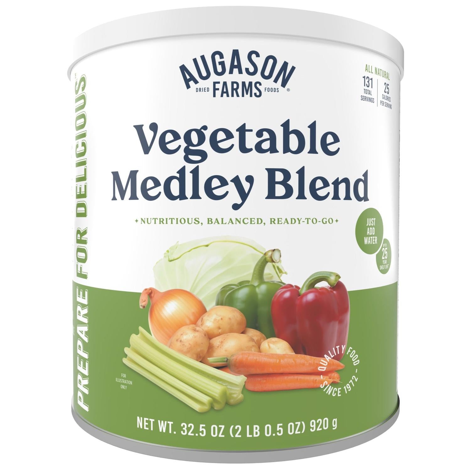 Vegetable Medley Blend Can – 131 Servings