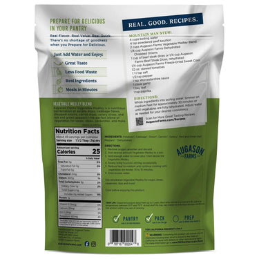 Vegetable Medley Blend Pouch, 49 Servings