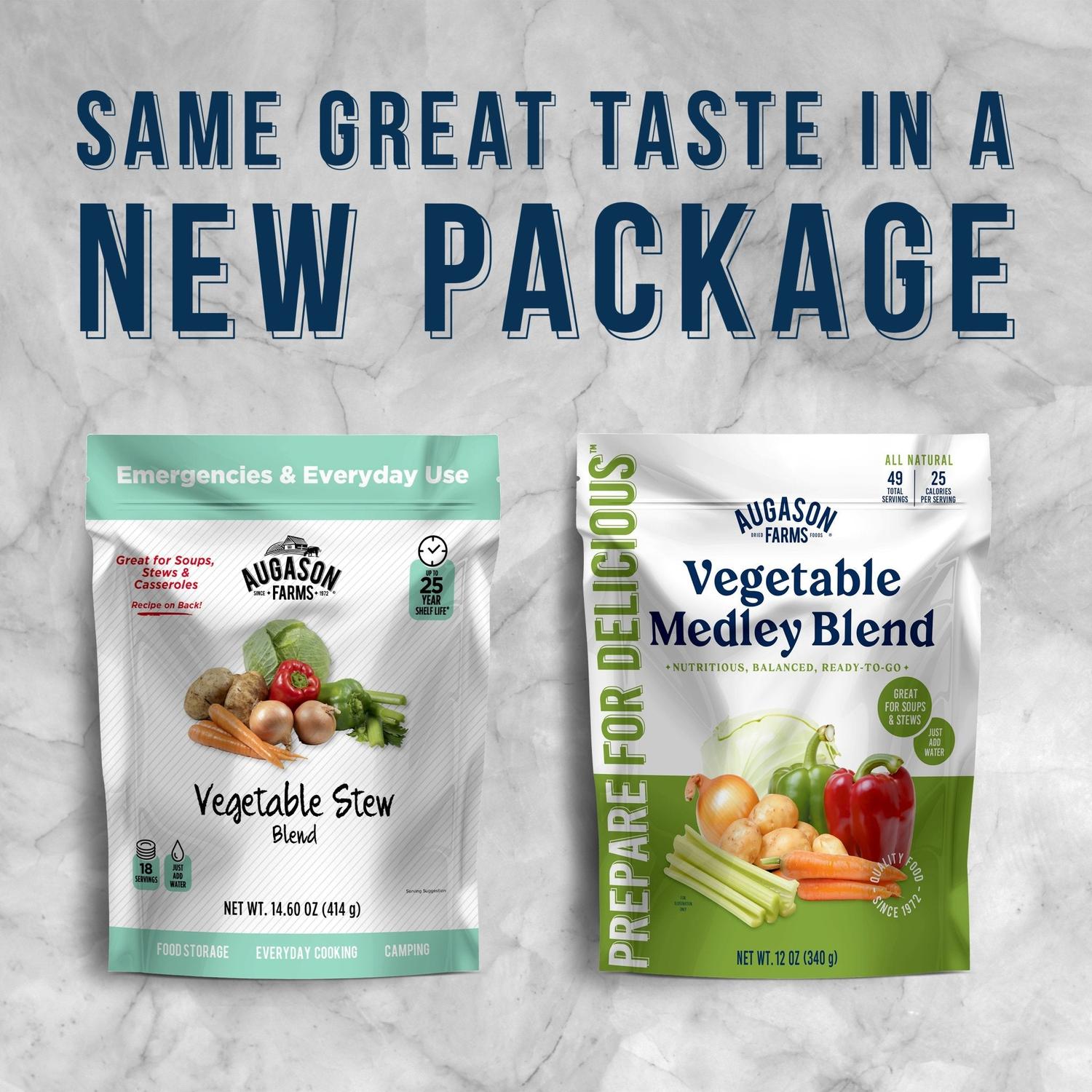 Vegetable Medley Blend Pouch – 49 Servings